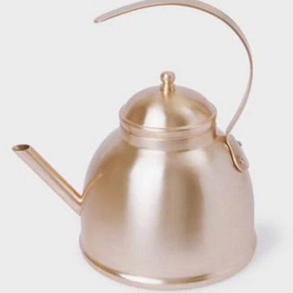 Gold Tea Kettle - Picture 1 of 2